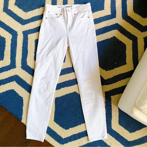 π J.CREW WHITE 9β TOOTHPICK SKINNY JEANS! - Picture 8 of 14
